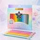 Colora liberamente, cancella subito! Matite colorate cancellabili antiscivolo 50 colori