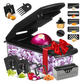 💎 -65% su Set Affettatrice Multifunzionale！💎 7 Lame Intercambiabili, Lavabile in Lavastoviglie & Acciaio Inox Alimentare per una Preparazione Rapida dei Pasti✨