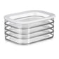 🍱 Contenitore trasparente per frigorifero – 50% DI SCONTO! OFFERTA LIMITATA! 📦 Con coperchio, impilabile, 3 misure: ✨ Ideale per alimenti, frutta e avanzi. Risparmia spazio e semplifica la conservazione quotidiana! 🧊
