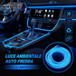 🎁SUBITO -63%!🚀 Striscia LED atmosfera per interni auto💡Molteplici opzioni di colore🔌Alimentazione USB✨Installazione semplice: luce ambientale per cruscotto e portiere