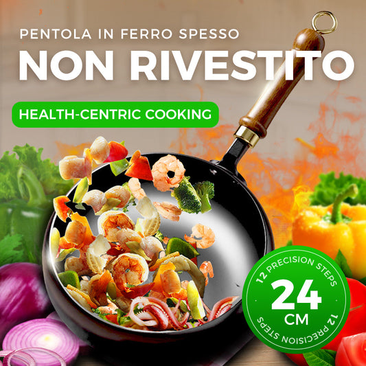 🍳Offerta lampo🔥Padella antiaderente ultraleggera, non rivestita, in ghisa spessa (🔥Sconto del 60%)