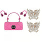 🎧👜Cuffie wireless con clip e borsetta, alla moda