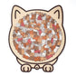 🎁 Vendita natalizia 54% DI SCONTO🎅Puzzle in legno a forma di gatto in colori Morandi, 135 pezzi