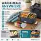 🎉 SALDI FLASH 2026 -58%! 🍱 Scaldavivande elettrico portatile 2-in-1, 12 V per auto e 230 V per casa, 1,5 L in acciaio inox 🔌