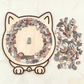 🎁 Vendita natalizia 54% DI SCONTO🎅Puzzle in legno a forma di gatto in colori Morandi, 135 pezzi