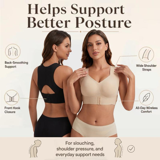 ⏳ Offerta Speciale! ⚡AlignLift Reggiseno Senza Ferretto Postura Perfetta – Comfort Tutto il Giorno, Traspirante & Perfetto per l'Estate 💕
