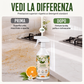 🧴 Spray Detergente Multiuso a Base Vegetale – Sgrassante Potente, Anti-Calcare, Senza Fumi Aggressivi – Cucina, Bagno & Superfici 🏠 60ml / 120ml