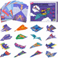 ✈️ SCONTO 54% ORA! ✨ Kit Aeroplani di Carta Fai da Te - Costruisci e Lancia 16 Modelli, Giocattolo STEM Educativo per Bambini 6-12 Anni 🎯🧠