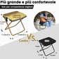 😍 SCONTO 50% SGABELLO PIEGHEVOLE ULTRALEGGERO! 💎 Porta 120kg & Entra in Qualsiasi Zaino: Il Compagno Perfetto per Camping & Pesca