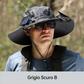 ☀️ Cappello con ventilatori solari e ricarica USB: rimani fresco ovunque tu vada! Perfetto per pesca, trekking, golf e tutte le attività all'aperto!