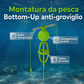 🎣💪 Sistema di pesca con cestino per esche "bottom-up" – il design intelligente che elimina i grovigli! 🚫🌀🐟✨