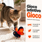 🔥 60% DI SCONTO – OFFERTA LIMITATA!🦋🐱Giocattolo Farfalla Intelligente con Ali Sbattenti – Giocattolo Interattivo per Gatti