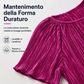 🔥 OFFERTA LIMITATA – 60% OFF!👚🔥Camicetta plissettata a maniche corte taglie forti da donna, top ampio che nasconde la pancia