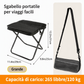 😍 SCONTO 50% SGABELLO PIEGHEVOLE ULTRALEGGERO! 💎 Porta 120kg & Entra in Qualsiasi Zaino: Il Compagno Perfetto per Camping & Pesca
