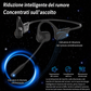 🎧 -55% ! 🗣️ Cuffie Open-Ear Leggere – Bluetooth 5.3 & Microfono Dual-DSP – Riduzione del Rumore & 11h di Autonomia per Chiamate, Passeggiate e Lavoro 🏃