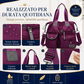⏰ SOLO OGGI! 57% DI SCONTO 🎁 👜 La Borsa Tote Impermeabile che ti porti ovunque!