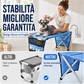 🐾 Letto Pieghevole 2 in 1 per Toelettatura Animali 🛁🔒 - Anti-Graffi & Anti-Morsi | Traspirante | Smontabile | 4 Colori | Versione Aggiornata con Tasche