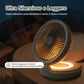 🔥 60% OFF – Ventilatore Pieghevole EDON 4000mAh |🦒🎒🏃‍♀️ 120° oscillazione, 90° regolabile, 4 velocità, ultra silenzioso, luce LED, montabile a parete, USB-C, portatile per casa ufficio campeggio 🌀