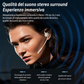 🎧 -55% ! 🗣️ Cuffie Open-Ear Leggere – Bluetooth 5.3 & Microfono Dual-DSP – Riduzione del Rumore & 11h di Autonomia per Chiamate, Passeggiate e Lavoro 🏃