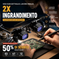 🔬 TEMPO LIMITATO: 50% DI SCONTO! ✨ Occhiali di Precisione con Ingrandimento LED – Lenti Intercambiabili, Doppi LED, Mani Libere 💡