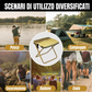 😍 SCONTO 50% SGABELLO PIEGHEVOLE ULTRALEGGERO! 💎 Porta 120kg & Entra in Qualsiasi Zaino: Il Compagno Perfetto per Camping & Pesca