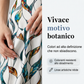🌿 PROMO A TEMPO LIMITATO -50%! ✨ Completo Donna 2 Pezzi – Top con Fiocco Laterale & Pantaloni con Stampa Botanica, Tessuto Premium Traspirante · Azzurro & Verde Chiaro · S–5XL (EU34-54) 💐