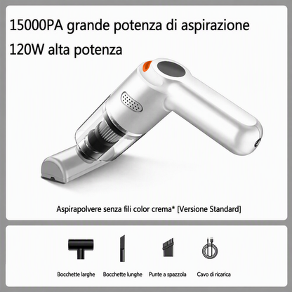 🎉 🔥 OFFERTA LIMITATA-62%🔥 🚗💨 Aspirapolvere Wireless Potente per Auto