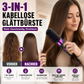💇‍♀️🔥 57% OFF – Spazzola Lisciante 3-in-1🔥  Senza Fili – liscia, arriccia, districca – USB-C, 4 livelli – capelli perfetti ovunque! ✨