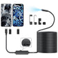 ✨TechView™ Telecamera Endoscopio HD per iPhone e Android – Ispezione 1920P con 8 Luci LED Regolabili 🔍📱