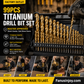 🏭✨ Outlet di fabbrica – Set da 50 punte per trapano in titanio 🔩⚡🧰