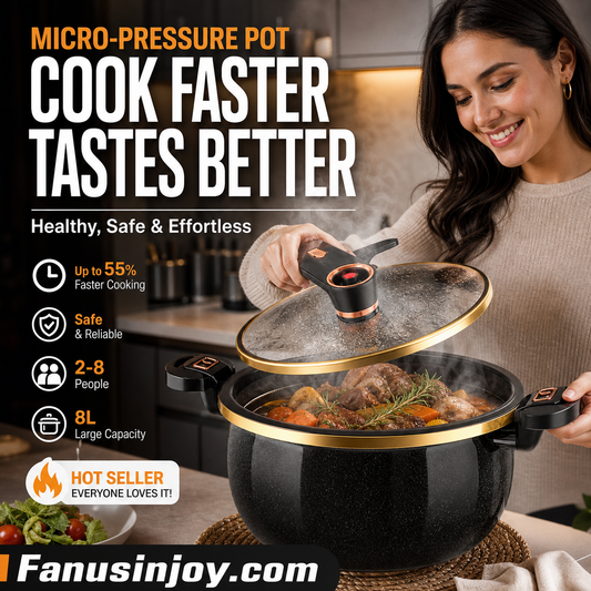 🔥Sconto del 50% per un periodo limitato!🥘Pentola Antiaderente Smaltata a Micro-pressione👨‍🍳Il primo passo per diventare uno chef！