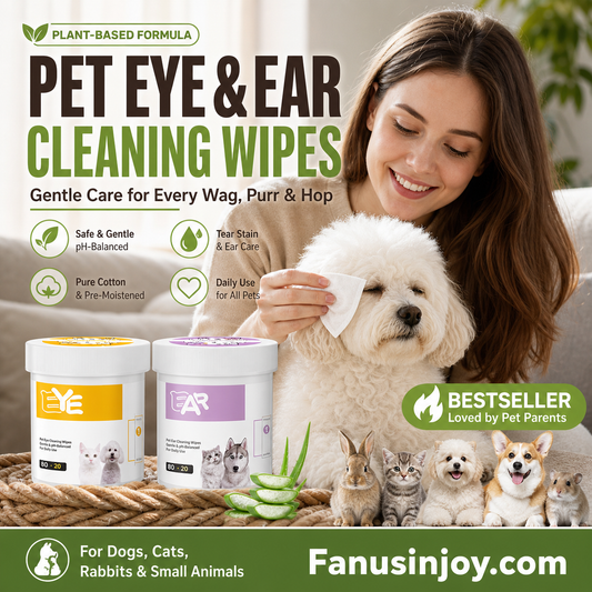 🔥Sconto del 50% a tempo limitato + 1+1 GRATIS!🥳SUPER VENDITA 2026🥳💞50.000+ VENDUTI!👵❤️ Salviette Detergenti Naturali a Base Vegetale per Occhi e Orecchie degli Animali