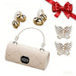 🎧👜Cuffie wireless con clip e borsetta, alla moda