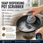 🥳OFFERTA HOT🥳Spazzola Scrubber——Dispenser sapone integrato, non graffia & ergonomica.💞