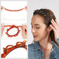 🎁Compra di più, risparmia di più🎁Fascia per capelli intrecciata con mollettone🌸