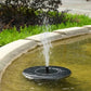 ✨Fontana galleggiante a energia solare, ideale per irrigatori da giardino in miniatura, giardini rocciosi e laghetti all'aperto✨