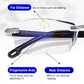 👓 Approfitta subito dello sconto del 50%! 💙🔥Acquistane uno, ricevi il secondo in omaggio🔥Occhiali da lettura con messa a fuoco automatica intelligente｜Filtro luce blu · Comfort per tutto il giorno e visione cristallina