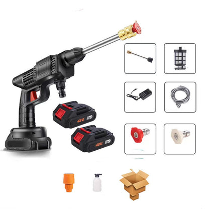 🥳VENDITA CALDA 2026🥳💞50K+ VENDUTI!🚗💨 SCONTO 57%! Pistola Lavauto Senza Fili – Pressione 22 bar, 2 ugelli, autoprimante. Nessun cavo, nessun rubinetto. Pulisci ovunque! 🔋✨
