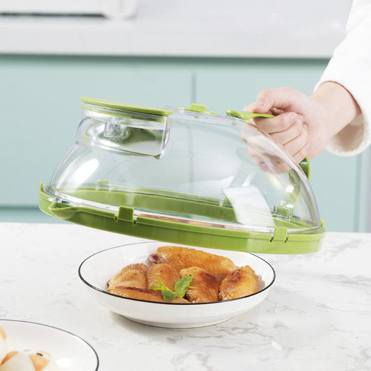 🔥Copertura Trasparente per Microonde con Vaporizzatore d'Acqua e Manico