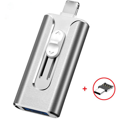 Micro USB da 64 GB + certificato MFi + 8 Pin + USB 3.0 ⚡4 in1 Unità flash iOS/Android/PC⚡
