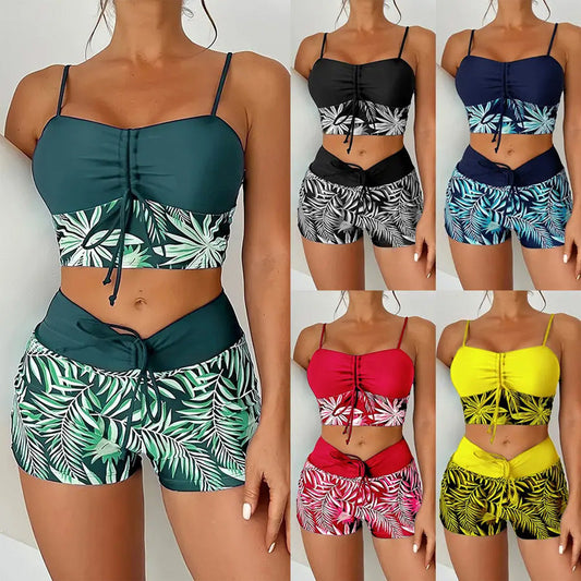 👙 [S-2XL]🏖️Summer Vendita calda 50% OFF🔥Costume da bagno a due pezzi stampato da donna