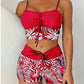 👙 [S-2XL]🏖️Summer Vendita calda 50% OFF🔥Costume da bagno a due pezzi stampato da donna