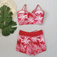👙 [S-2XL]🏖️Summer Vendita calda 50% OFF🔥Costume da bagno a due pezzi stampato da donna
