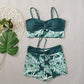 👙 [S-2XL]🏖️Summer Vendita calda 50% OFF🔥Costume da bagno a due pezzi stampato da donna