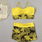 👙 [S-2XL]🏖️Summer Vendita calda 50% OFF🔥Costume da bagno a due pezzi stampato da donna