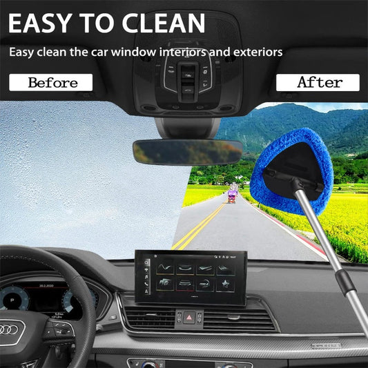 🔥Ultimi due giorni: sconto del 50%🔥Kit per la Pulizia del Parabrezza dell’auto – Allungabile e Girevole a 180°