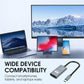 🔌 Adattatore USB-C a HDMI 4K/8K – Tipo-C a HDMI – Lunghezza 0,1 m o 2 m 📏 – Plug and Play ⚡ – Lega di Alluminio e Nucleo in Rame 🛡️ – per Smartphone, Tablet, Laptop, TV, Monitor e Proiettori 📱💻📺