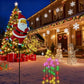 🎁Saldi natalizi 50% DI SCONTO🎅✨ Collezione di decorazioni natalizie per giardino con lanterne e luci solari a forma di bollitore
