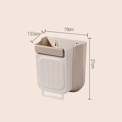 Cestino della Spazzatura Pieghevole Multiuso da Appendere per la Cucina – Design Salvaspazio, Alta Capacità, PP+TPR – 2 Colori, 2 Misure 🗑️