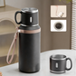 🔥❄️🥤 Thermos in acciaio inossidabile 316 da 600 ml — Efficace mantenimento del calore/del freddo — Ideale per il lavoro, i viaggi e le attività all’aperto